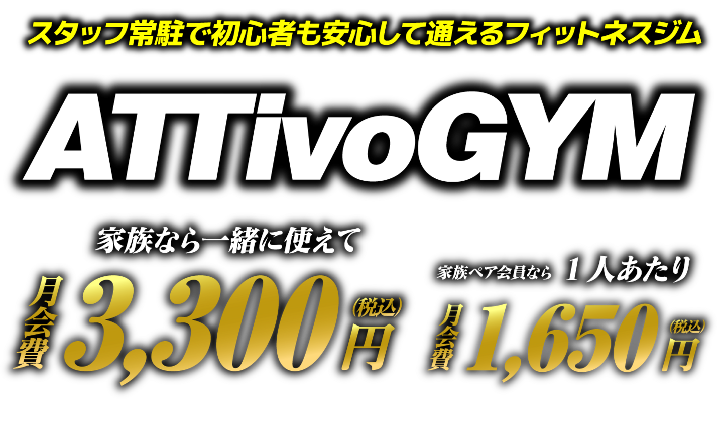 アッティーボジムは月額3300円