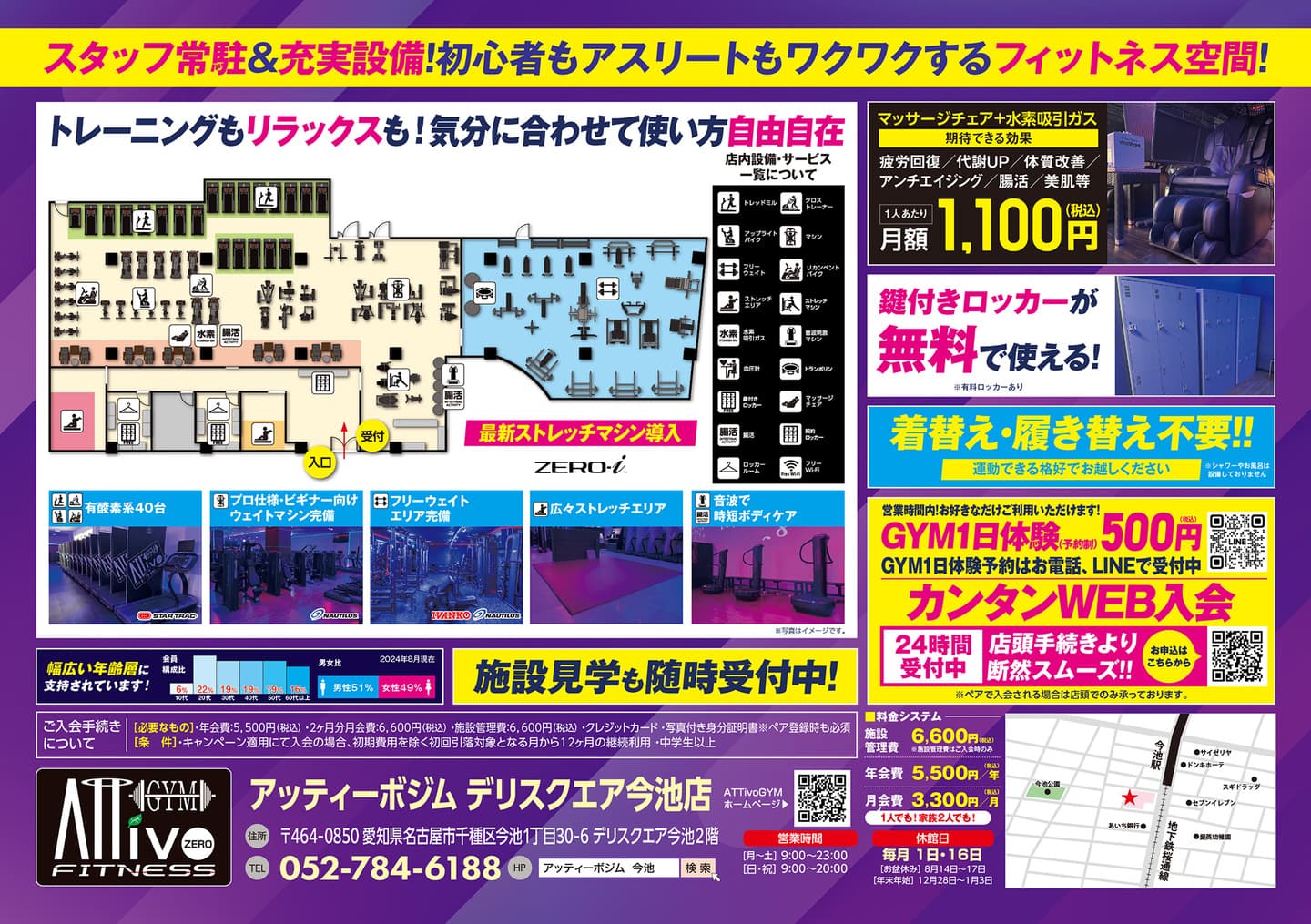 AttivoGYMデリスクエア今池